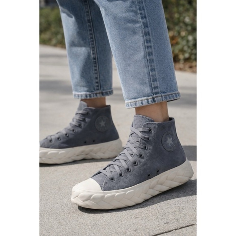 Converse Ctas Lift‎ Cable Hi Platform Limestone Grey/egret Size Women's 7.5